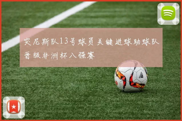 突尼斯队13号球员关键进球助球队晋级非洲杯八强赛
