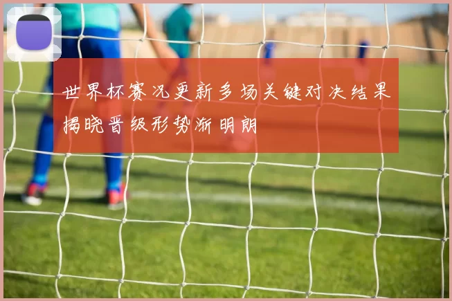世界杯赛况更新多场关键对决结果揭晓晋级形势渐明朗